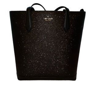 Kate Spade tote tinsel glitter shoulder bag